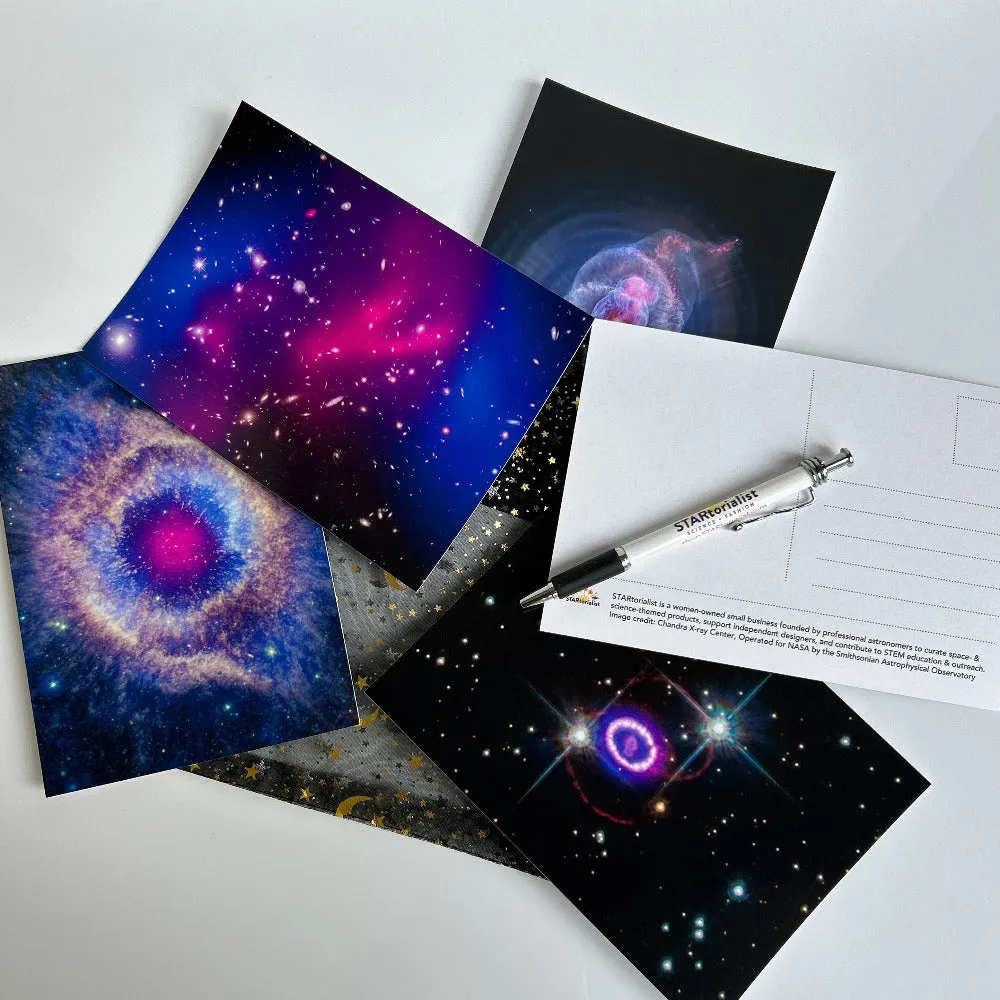 Chandra X-Ray Observatory 25th Anniversary Postcard Set