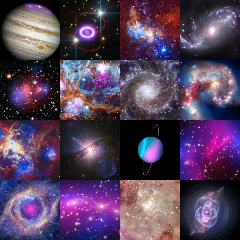 Chandra X-Ray Observatory 25th Anniversary Postcard Set