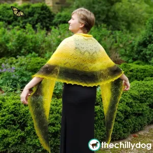 Chasing Butterflies Shawl: Knitting Pattern PDF