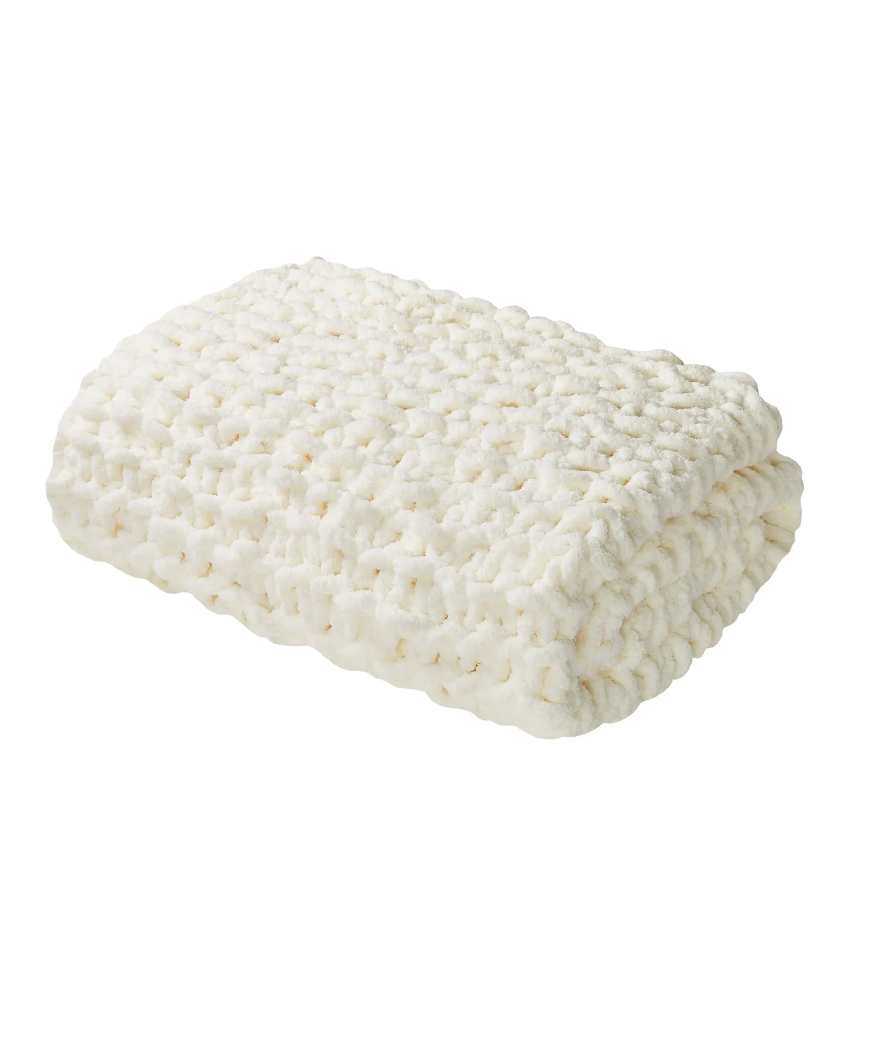 Chenille Chunky Knit Throw