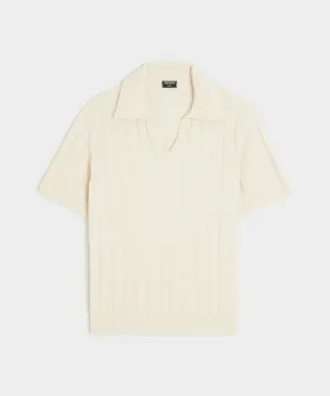 Chenille Sweater Polo