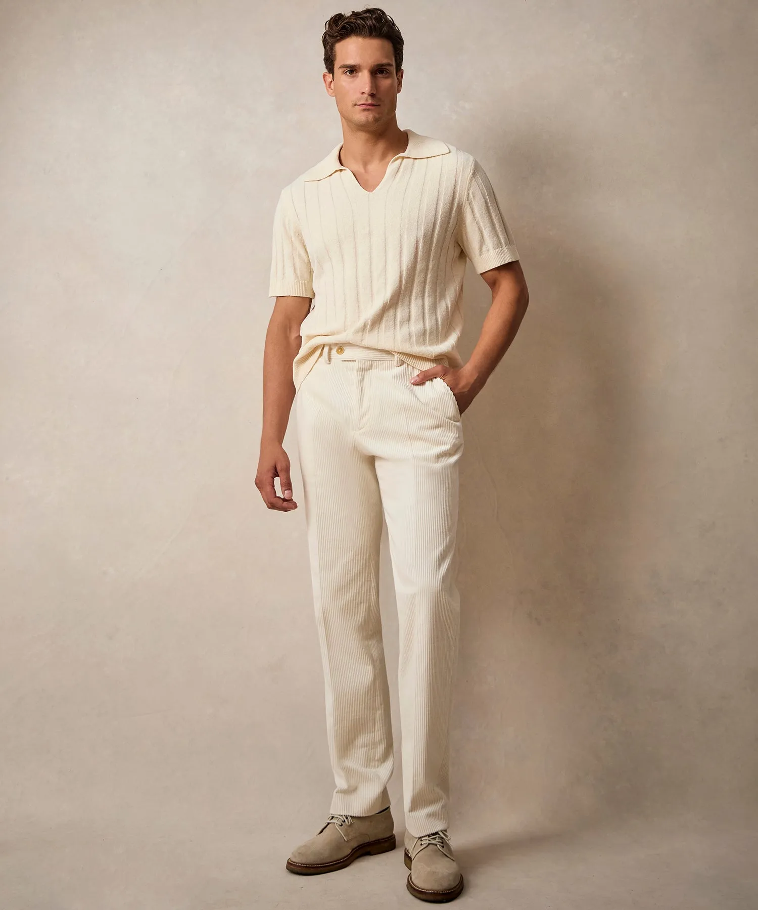 Chenille Sweater Polo