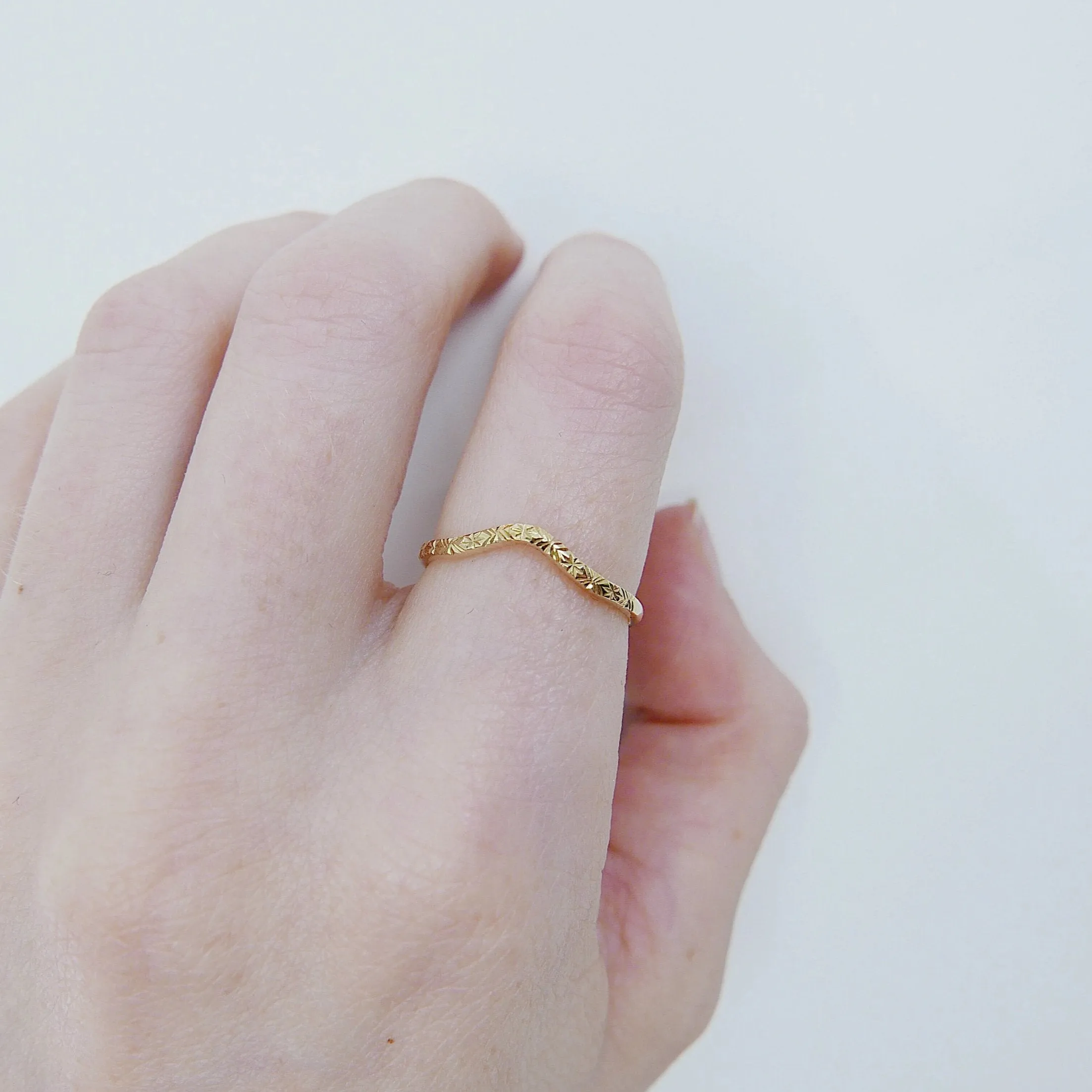 Chevron Arc Ring