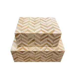 Chevron Bone Box