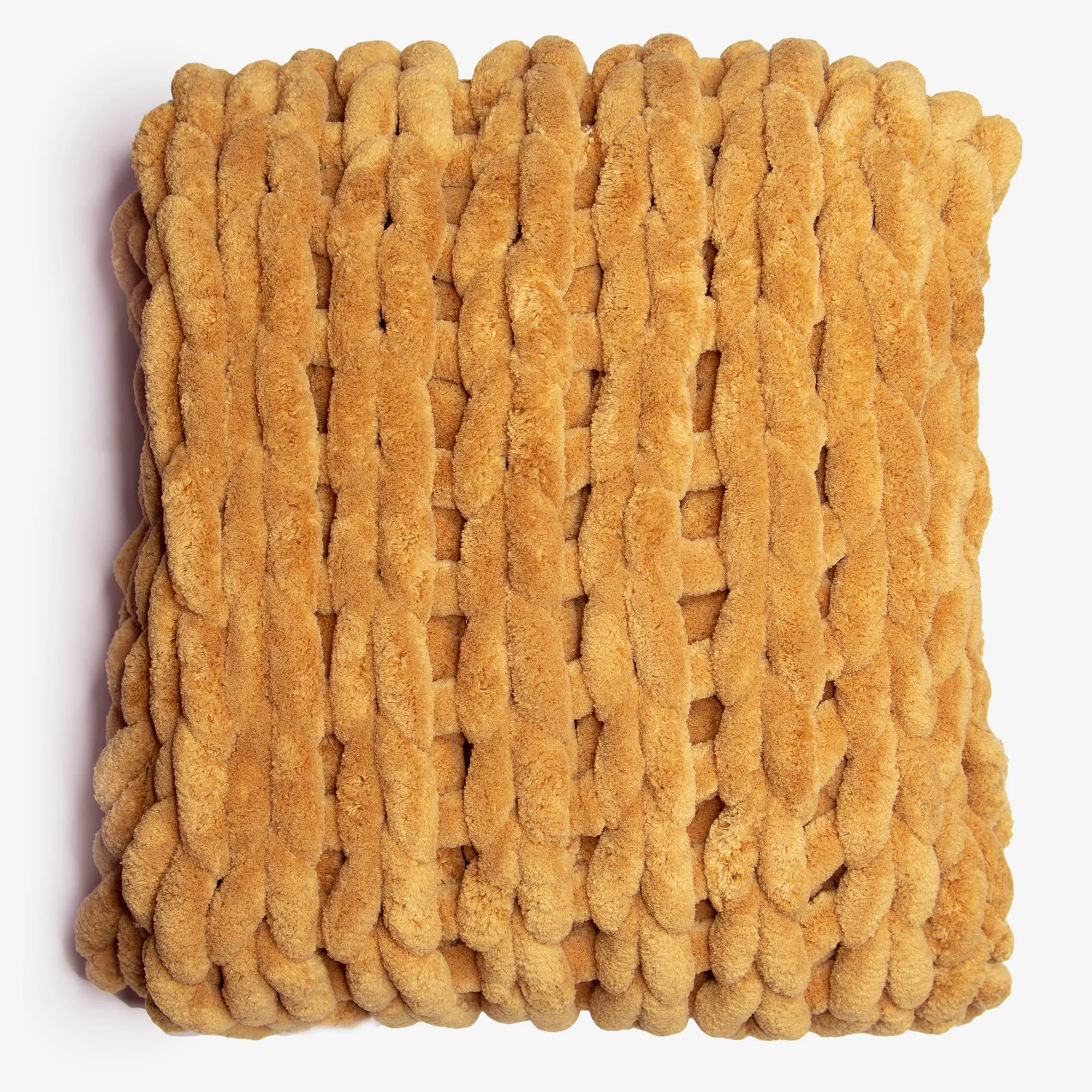 Chunky Knit Chenille Throw
