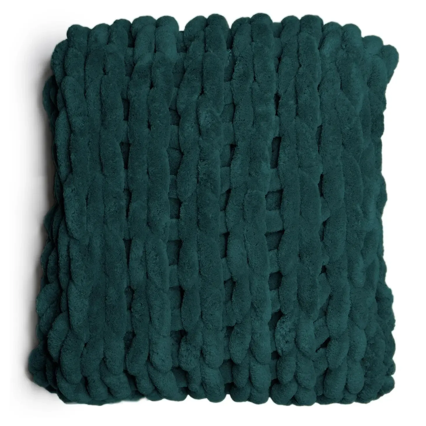Chunky Knit Chenille Throw
