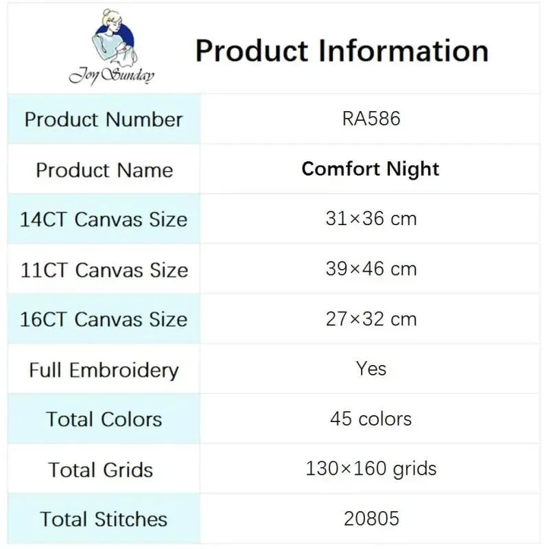 Comfort Night Cartoon Character Pattern
