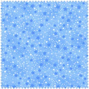 Comfy Flannel Blue w/ Stars 9831-11 BTY