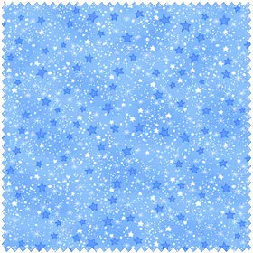 Comfy Flannel Blue w/ Stars 9831-11 BTY