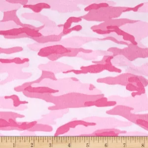 Comfy Flannel Pink Camo 5251-22X BTY