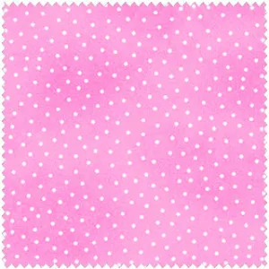 Comfy Flannel Pink w/ Dots Fabric 9527-22 BTY