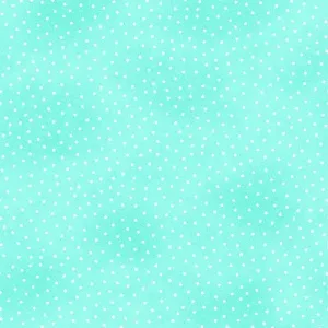 Comfy Flannel Turquoise w/ Dots Fabric 9527-11 BTY