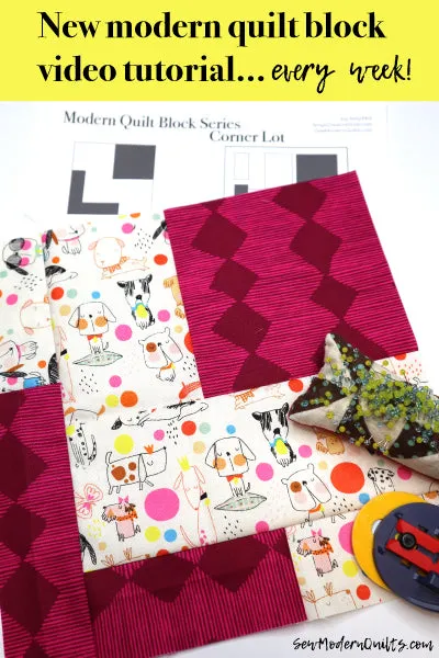 Corner Lot Quilt Block Pattern