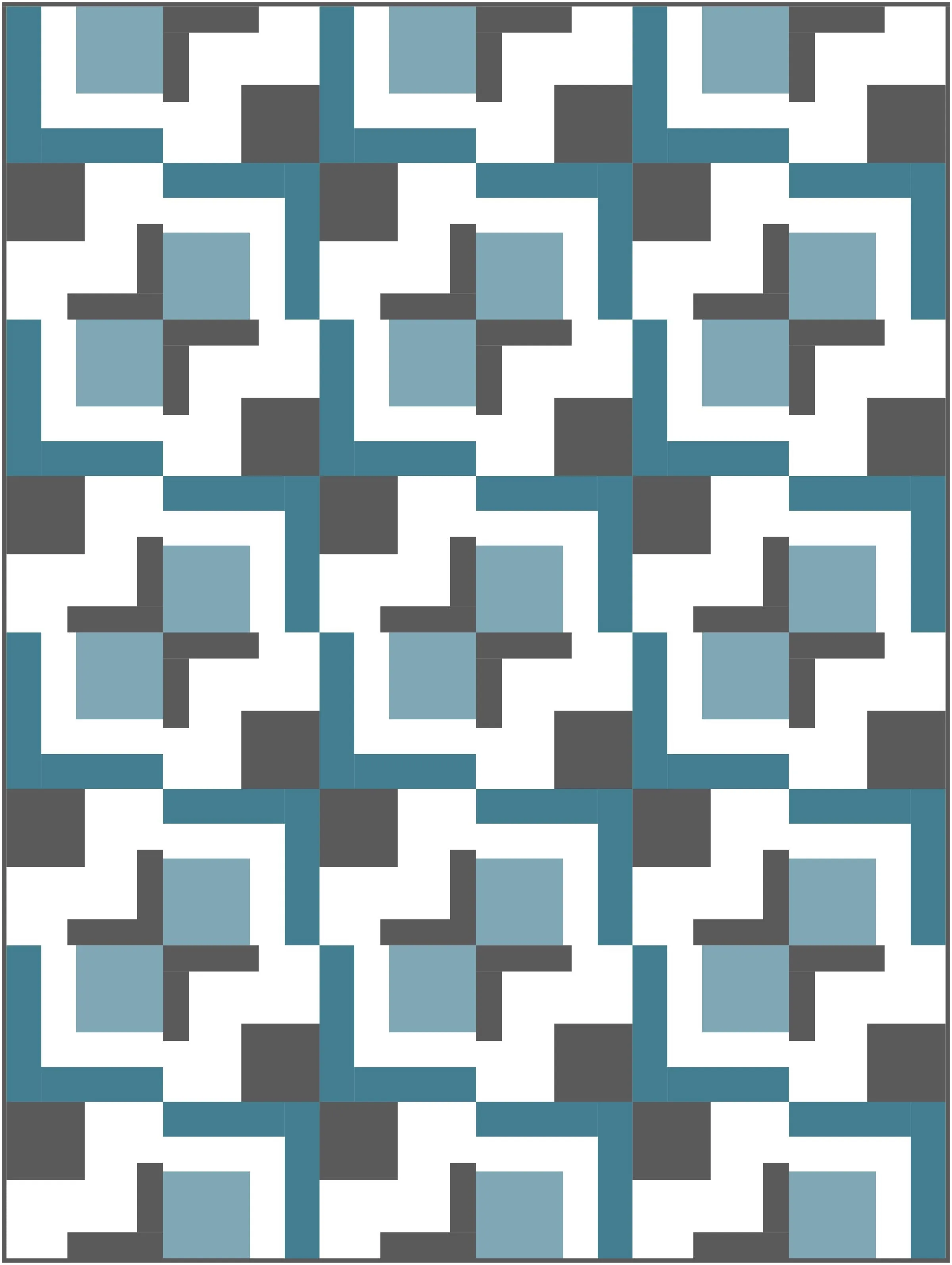 Corner Lot Quilt Block Pattern
