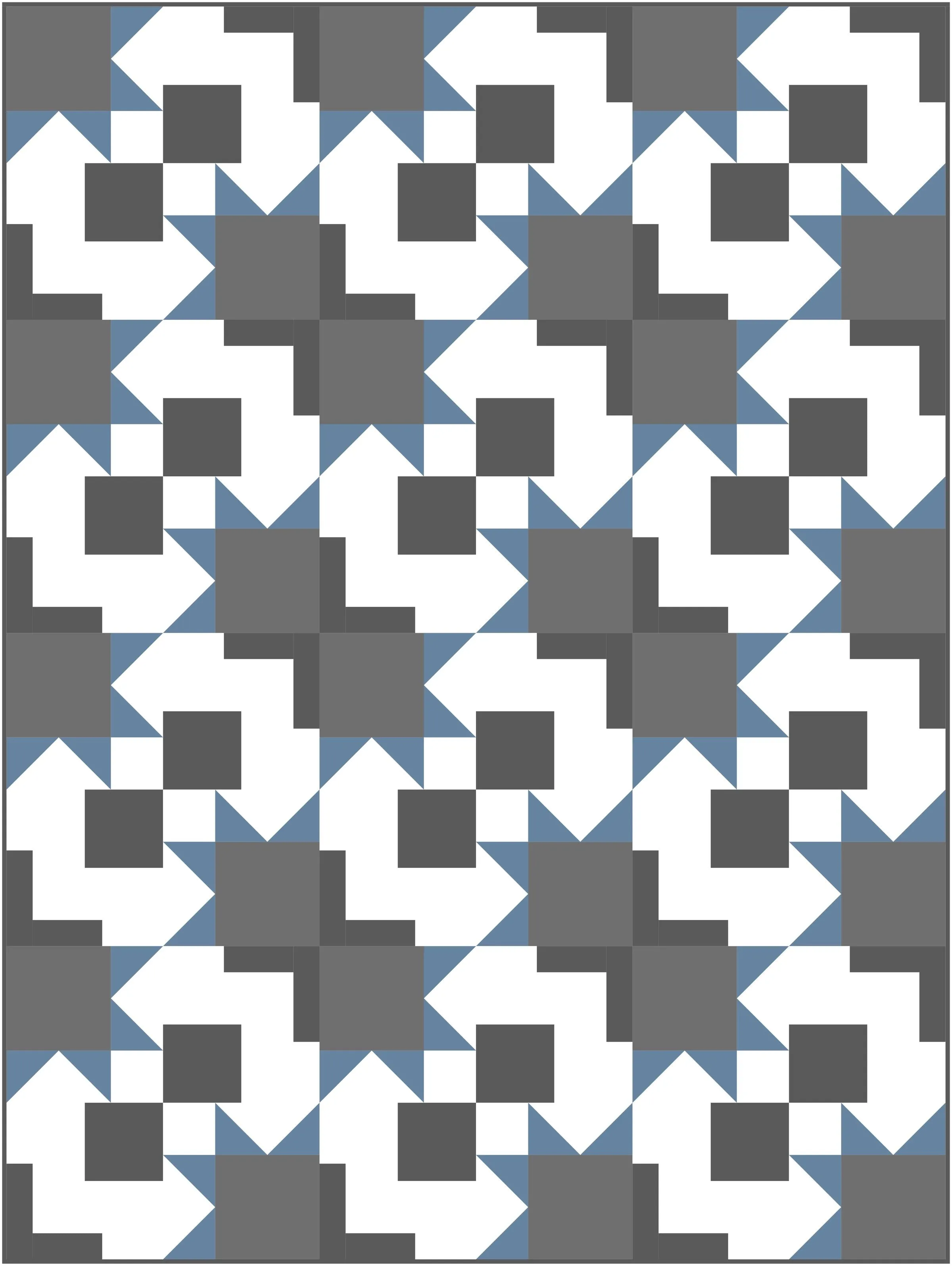 Corner Lot Quilt Block Pattern