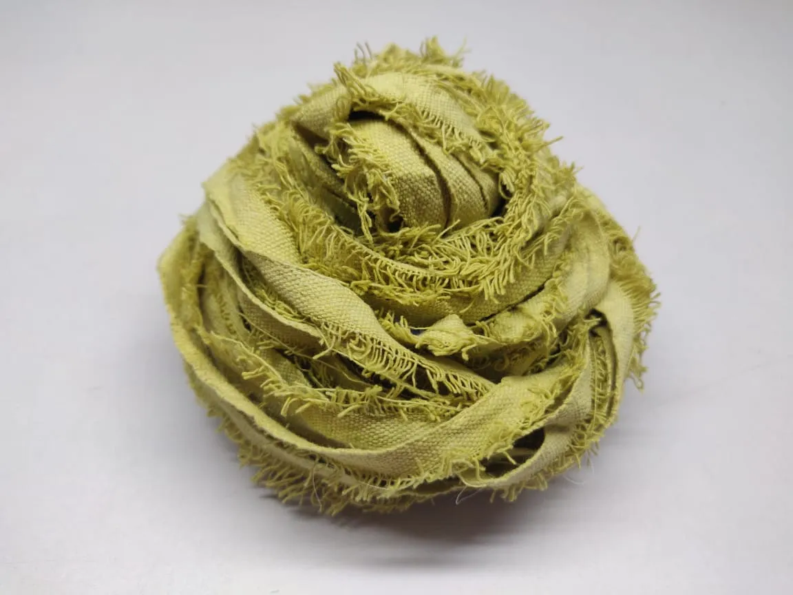 Cotton Frizz Ribbon - Lime Green