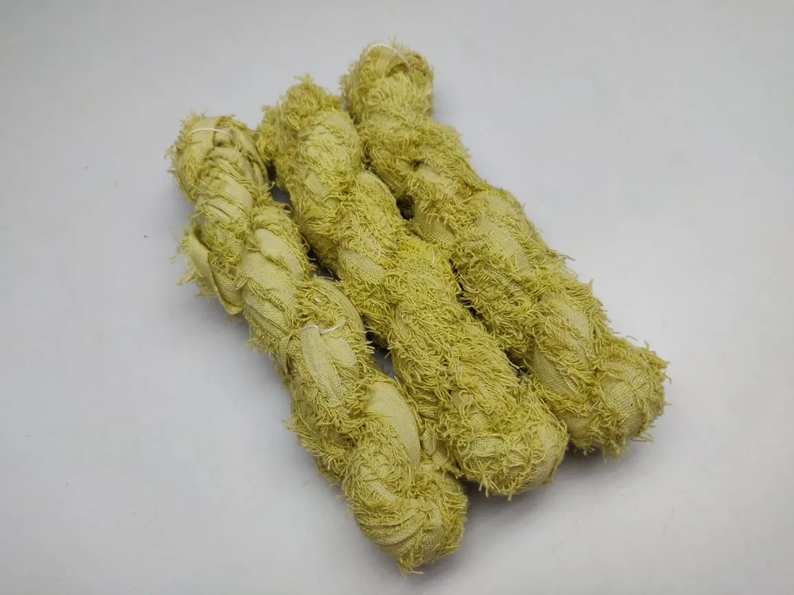 Cotton Frizz Ribbon - Lime Green