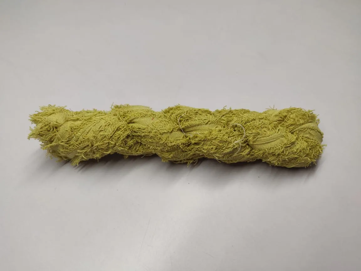 Cotton Frizz Ribbon - Lime Green