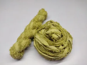 Cotton Frizz Ribbon - Lime Green