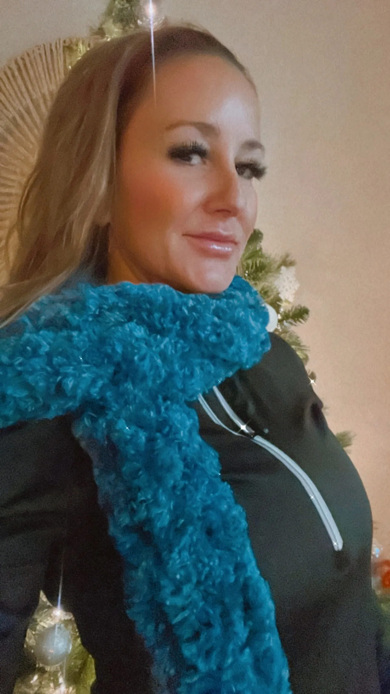 Cozy Azure Scarf