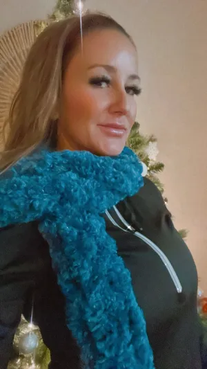 Cozy Azure Scarf