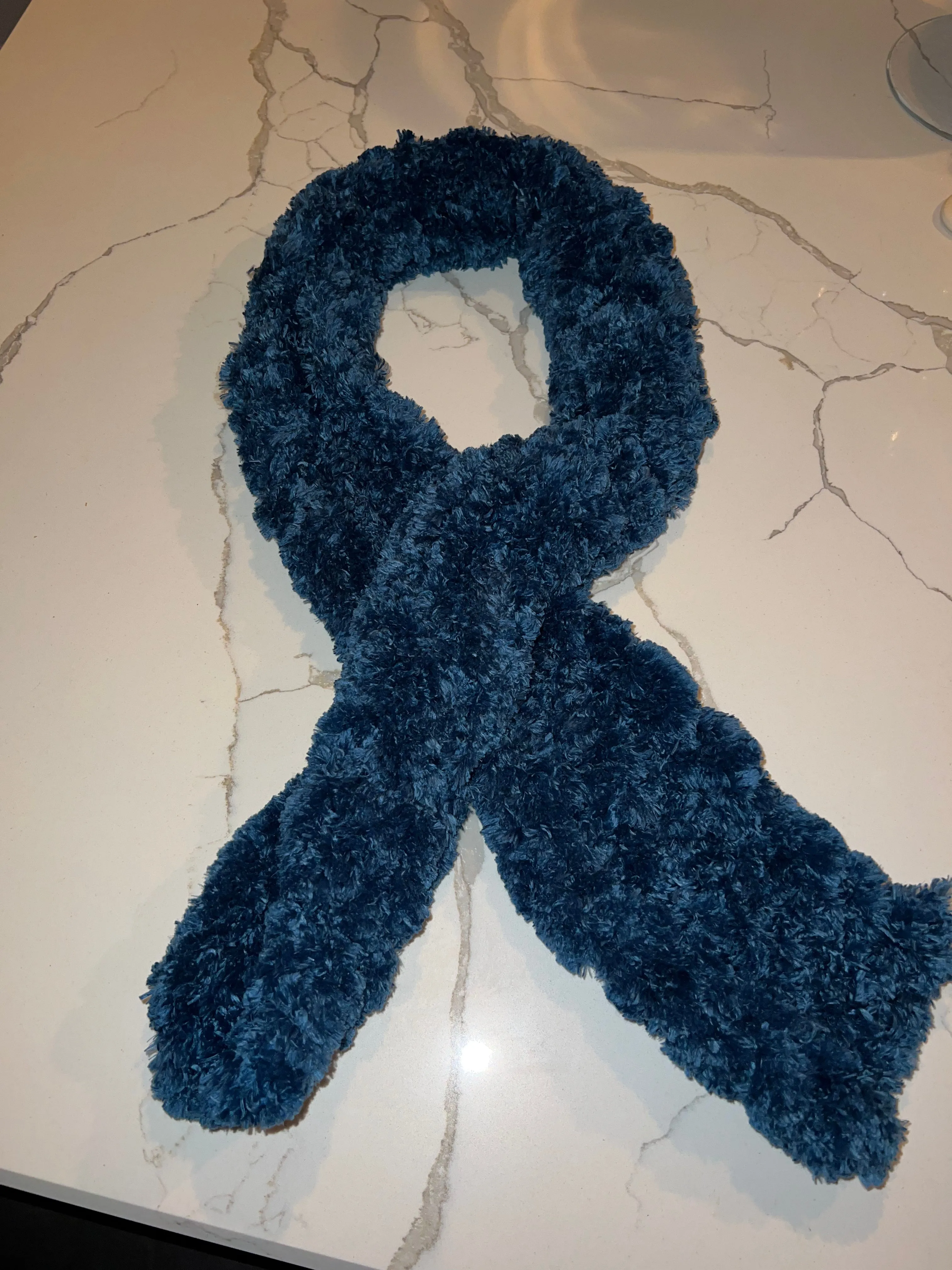Cozy Azure Scarf