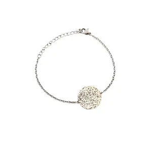 Custom Star Map Sterling Silver Bracelet Small Size