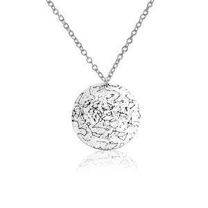 Custom Star Map Sterling Silver Necklace Medium Size