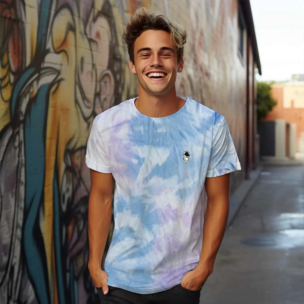 Dalix Tie Dye Astronaut Tee