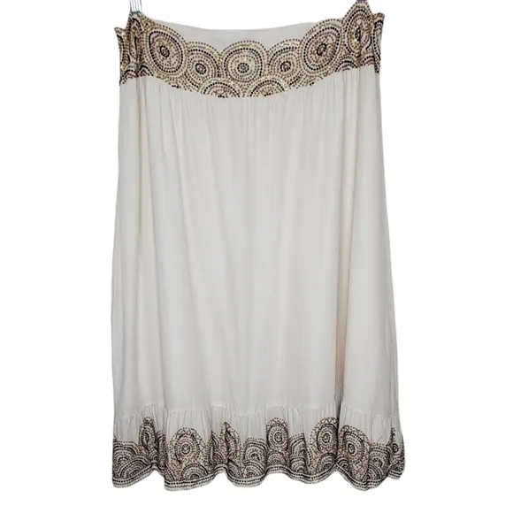 Debbie Shuchat Embellished, Sequined and Beaded Bohemian Full Maxi Skirt
