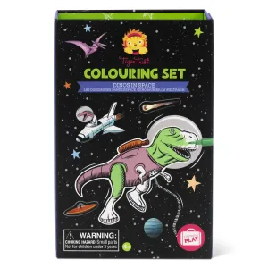 Dinos in Space Colouring Set - 4 