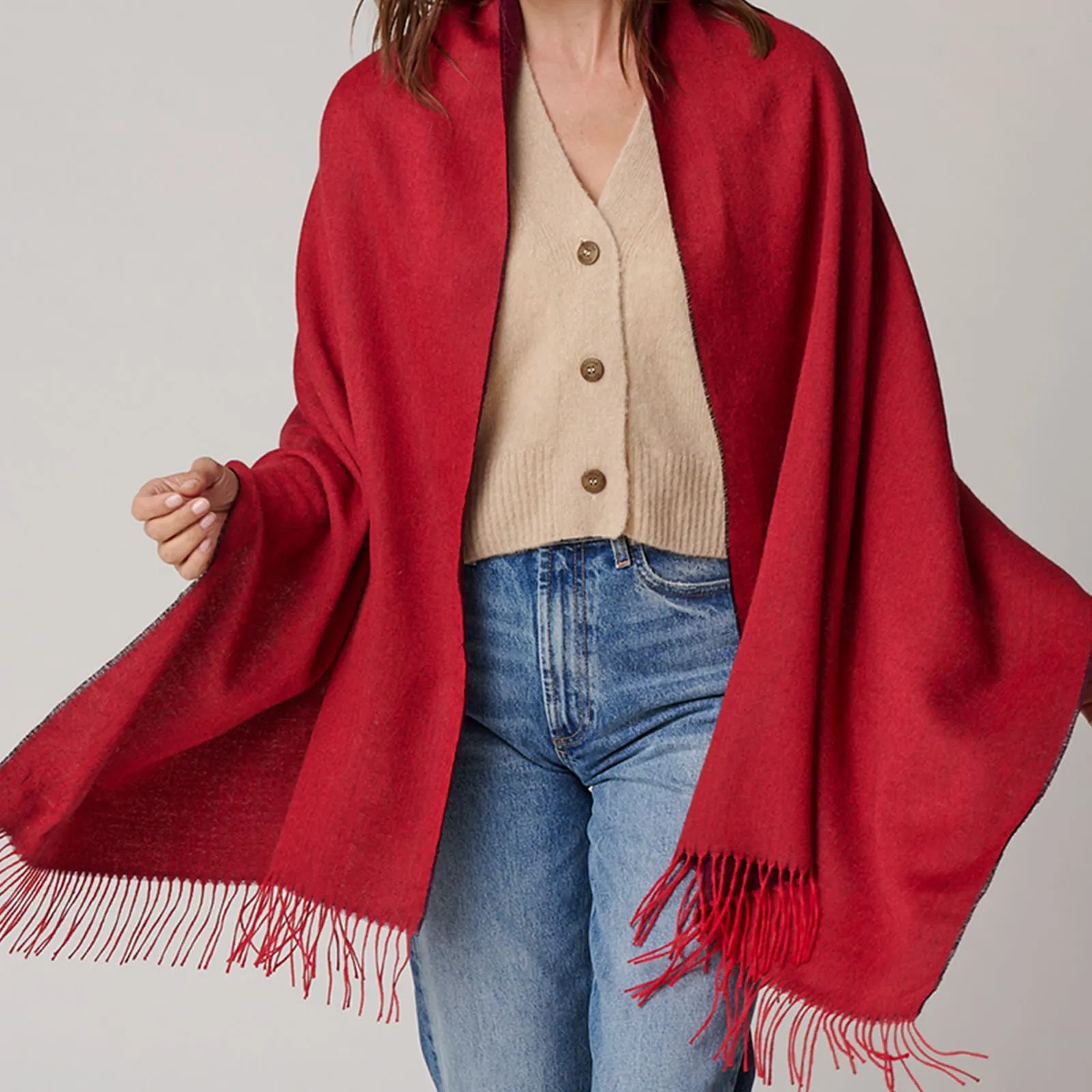 Double Face Shawl