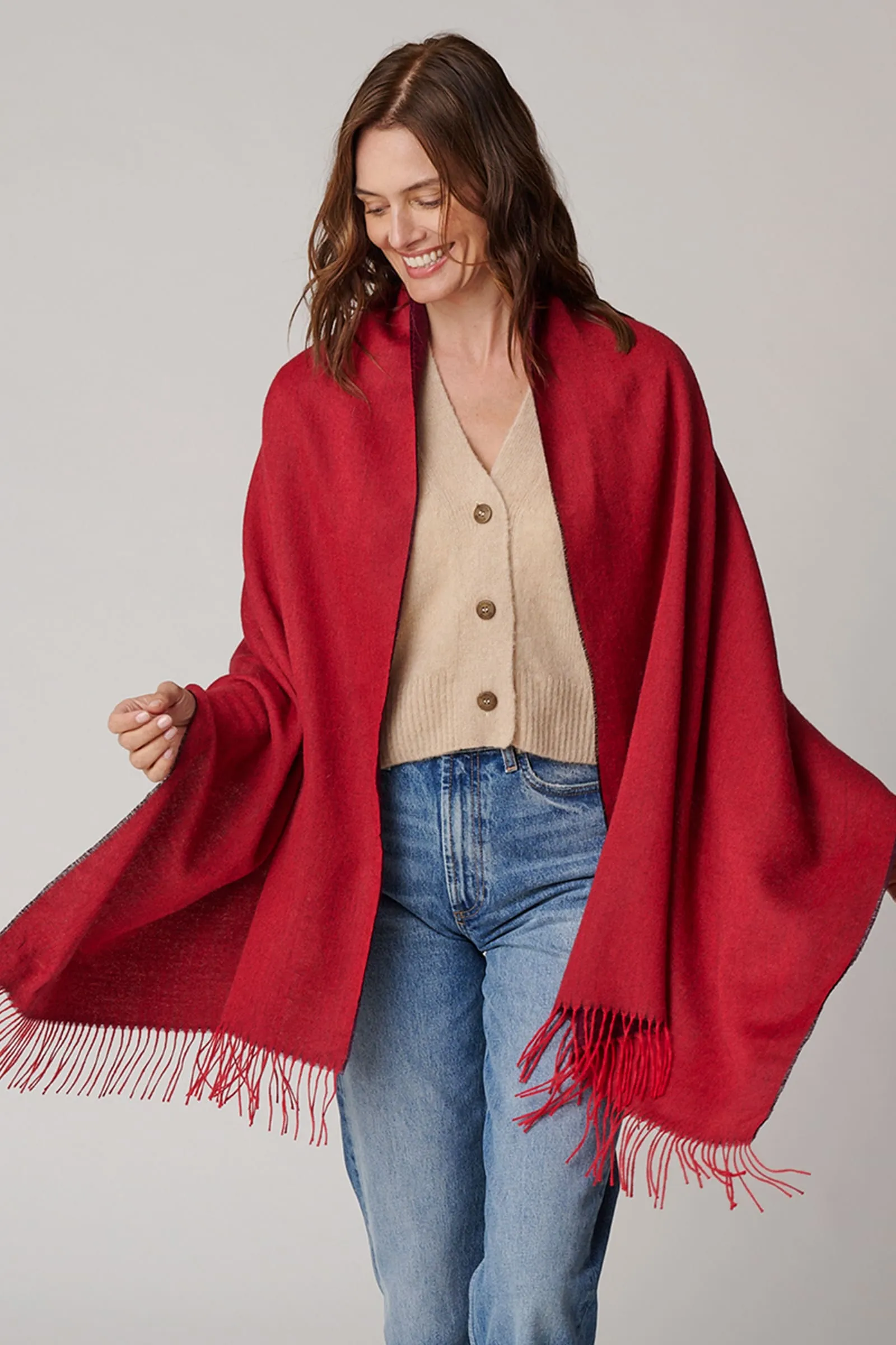 Double Face Shawl