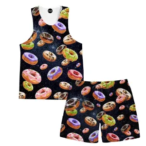Doughnut and Space Tank and Shorts Rave Outfit