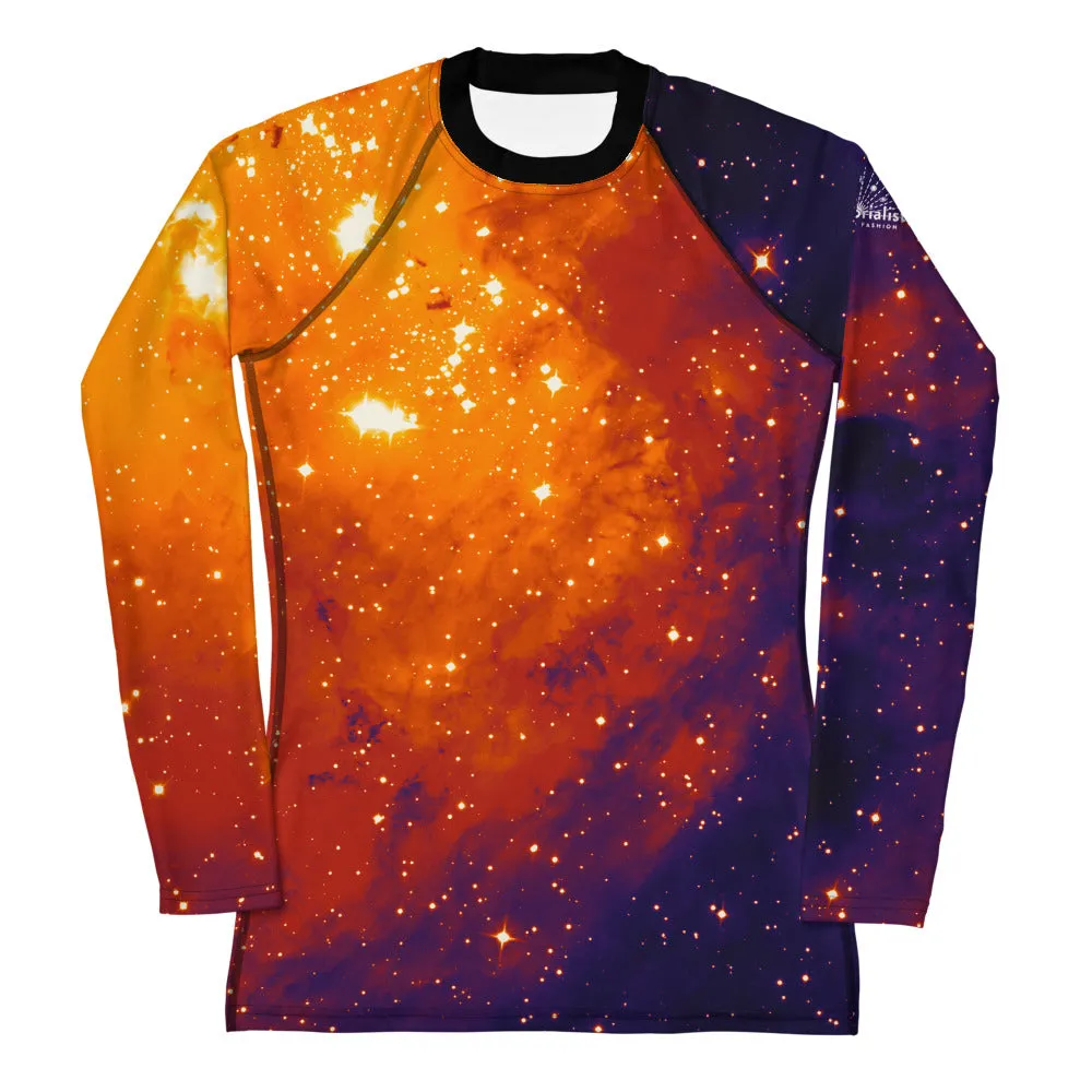 Eagle Nebula Fitted/Curvy Rash Guard