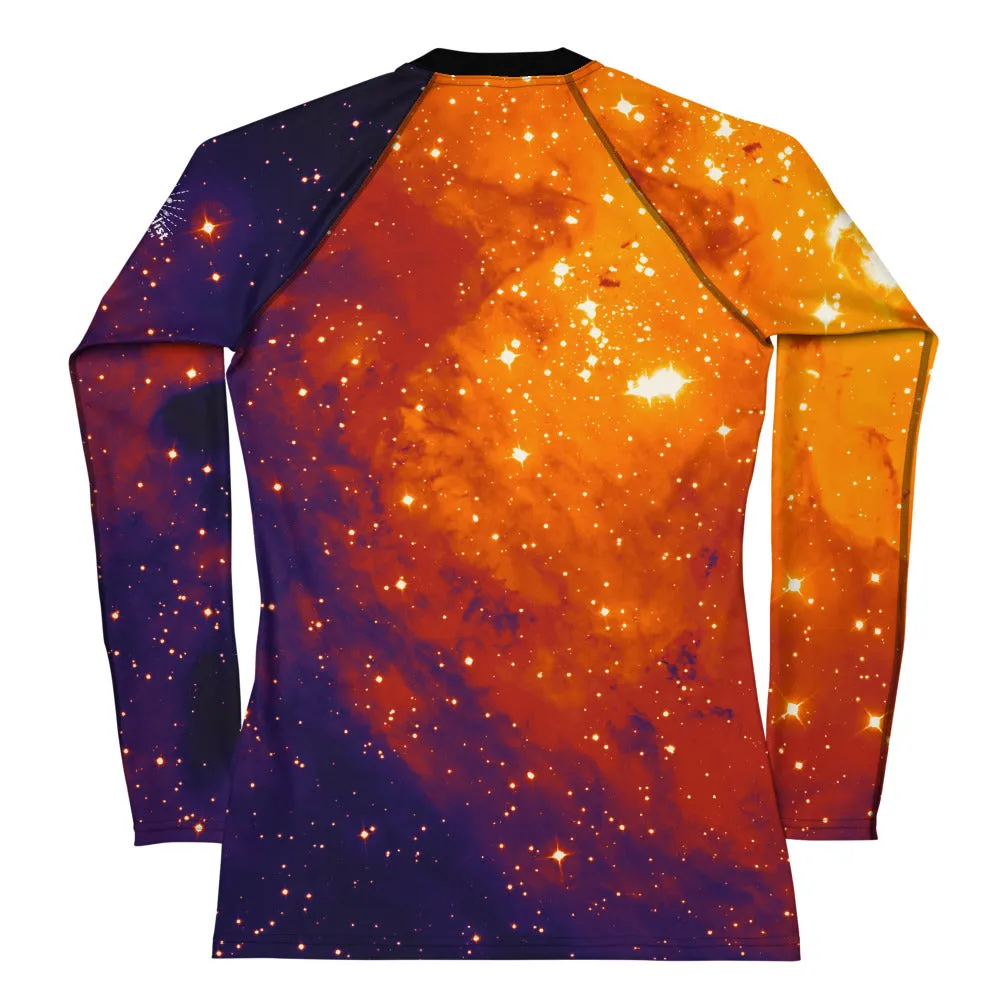 Eagle Nebula Fitted/Curvy Rash Guard