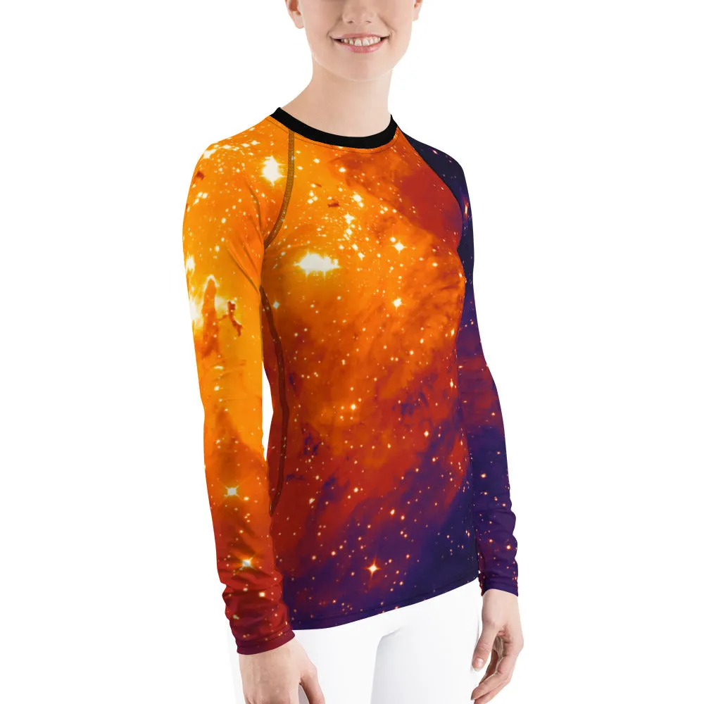 Eagle Nebula Fitted/Curvy Rash Guard
