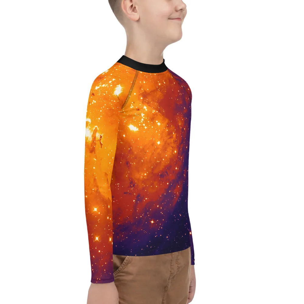 Eagle Nebula Kids Rash Guard (Toddler to Teen)