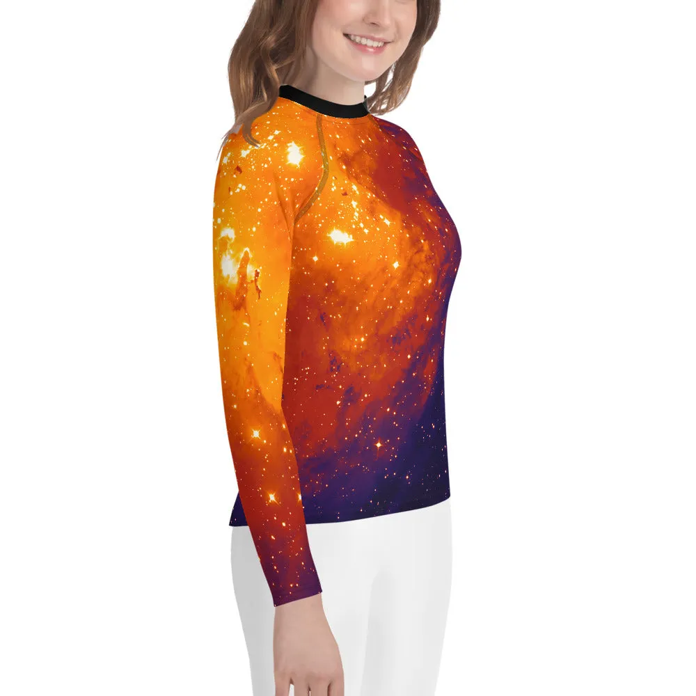 Eagle Nebula Kids Rash Guard (Toddler to Teen)