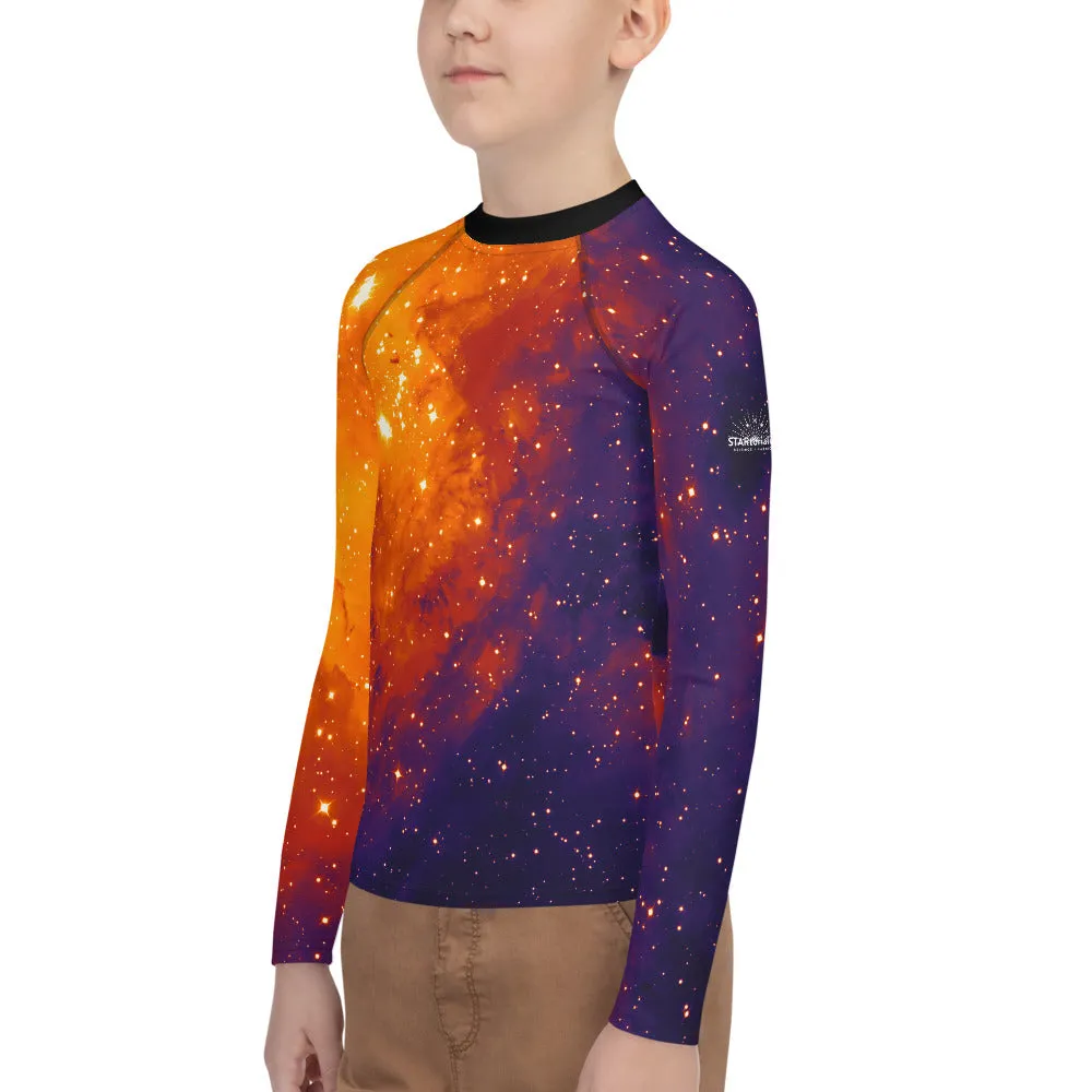 Eagle Nebula Kids Rash Guard (Toddler to Teen)