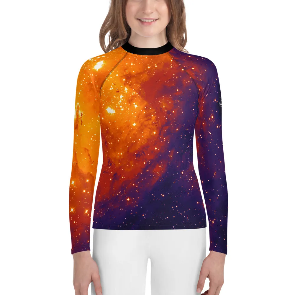 Eagle Nebula Kids Rash Guard (Toddler to Teen)