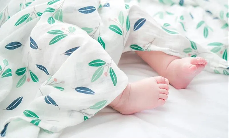 Extra Large Olive Bamboo Muslin