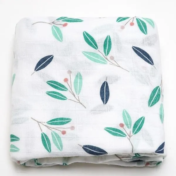 Extra Large Olive Bamboo Muslin