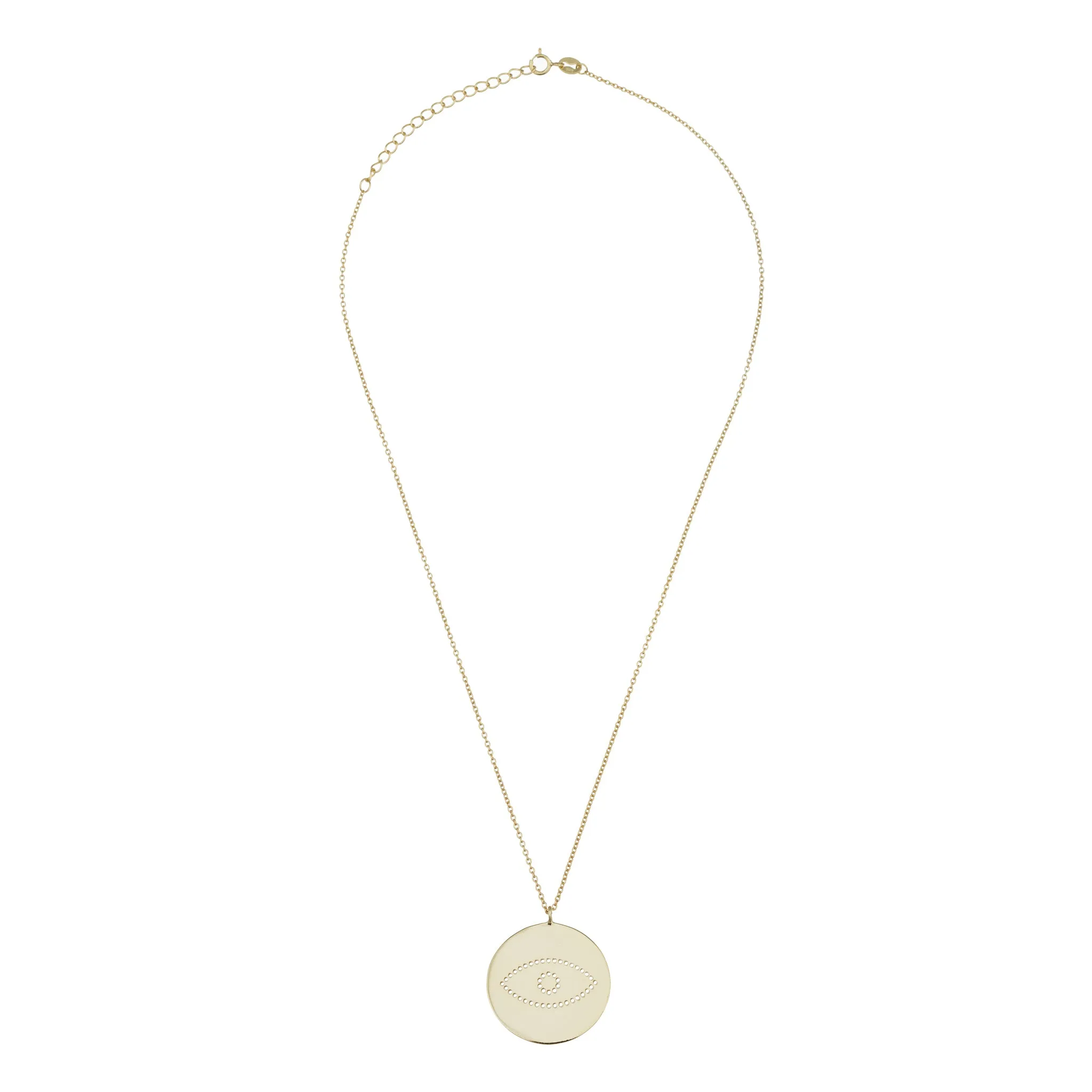 Eye Disk Necklace