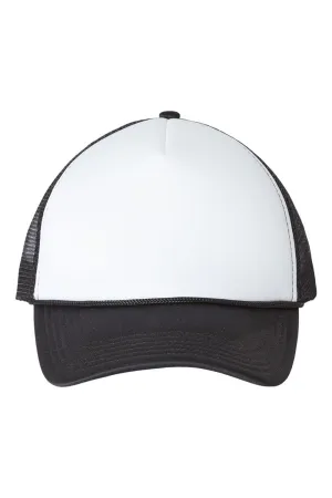 Faux Patch Chenille USA Transfer Foam Mesh Back Trucker Cap