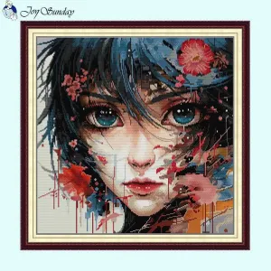 Fix one's eyes on DIY Character Pattern Cross Stitch Kits