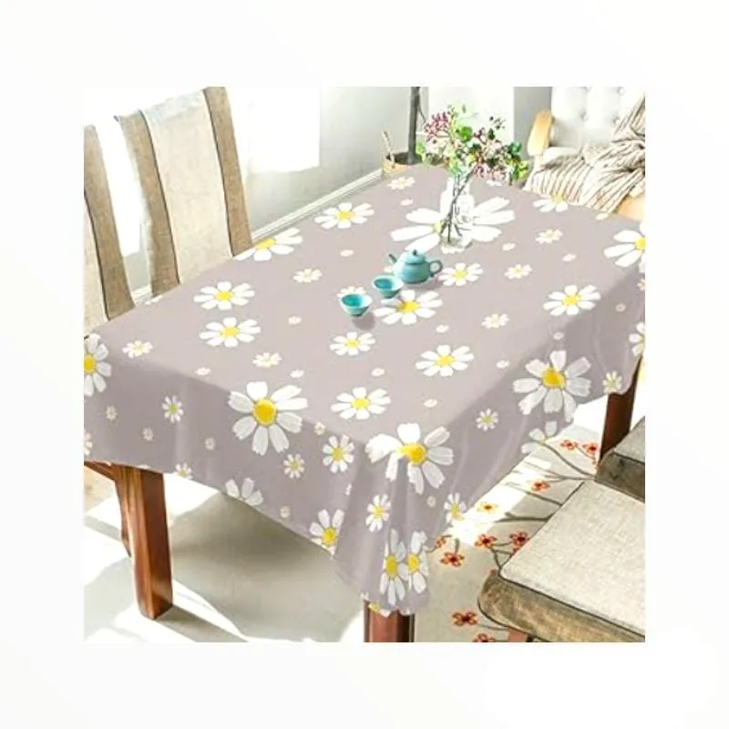 Flannel Backed Vintage Hearts Plastic Tabling 140 cm