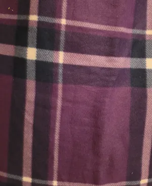 Fleece - purple plaid