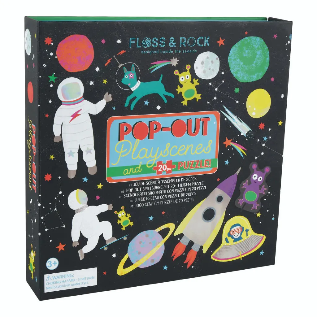 Floss & Rock Pop Out Play Scene - Space