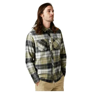 Fox Grainz Utility Flannel Shirt - Bark